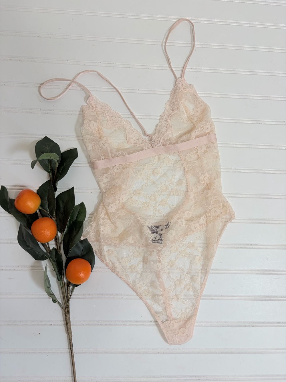 Victoria’s Secret Lace Bodysuit Teddy Thong